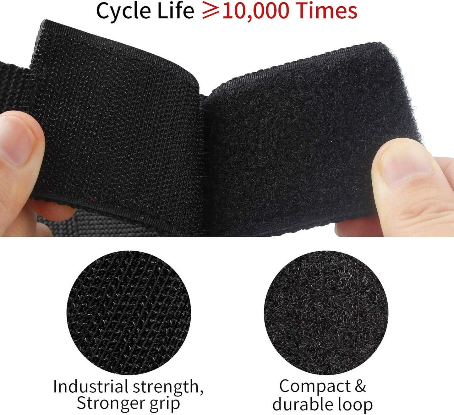 3 Pack Extension Cord Organizer, 22" Portable Hook and Loop Storage Straps with Grommet Fit Extension Cords, Cables, Ropes, Garden Water Hoses Carrying and Hanging