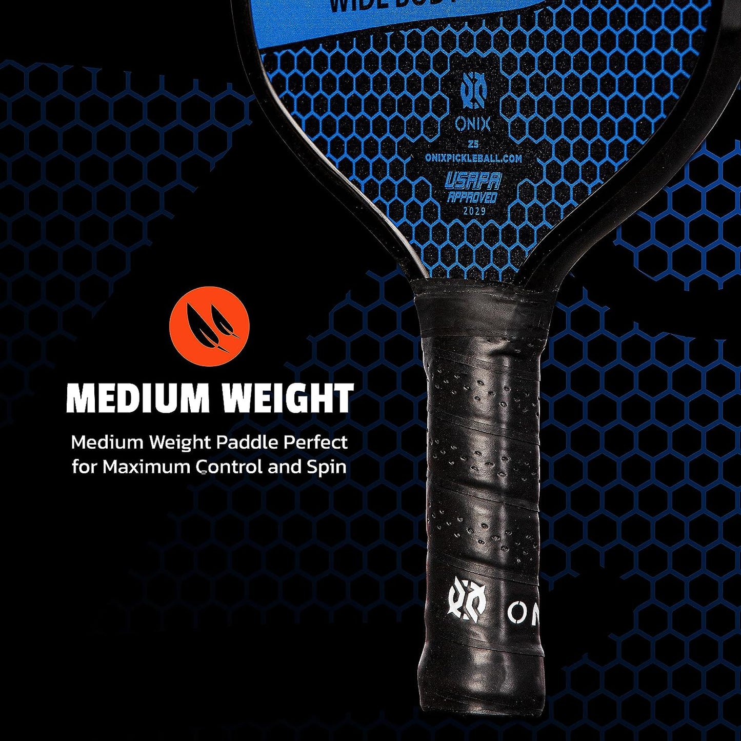 Graphite MOD Z5 Graphite Carbon Fiber Pickleball Paddles with Cushion Comfort Pickleball Paddle Grip