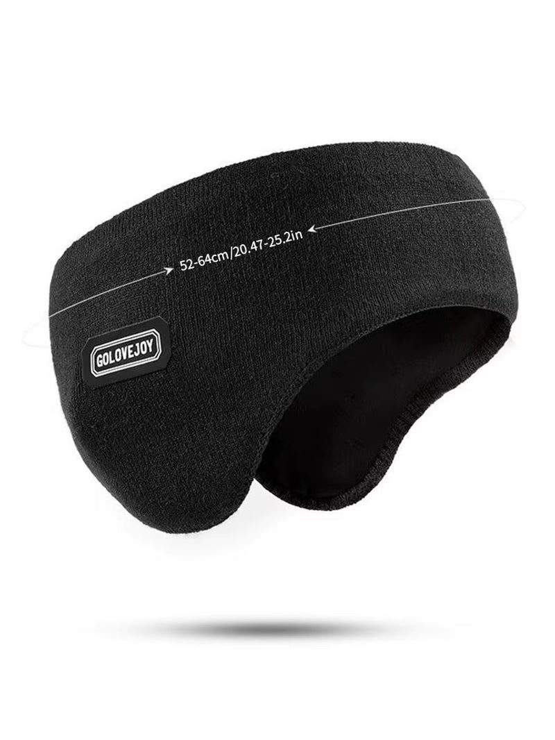 Winter Men'S Padded and Thickened Ear Warmers to Prevent Cold and Wind Warm Ear Muffs