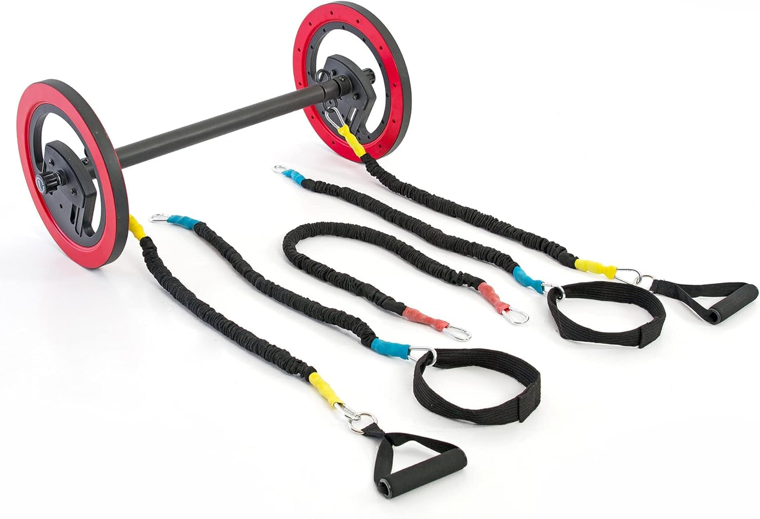 Pilates Wheel – Portable Machine Pilates – Designed by Master Pilates Instructors – Includes, Resistance Bands, and Anchor System – for All Fitness Levels - plus Free Online Classes