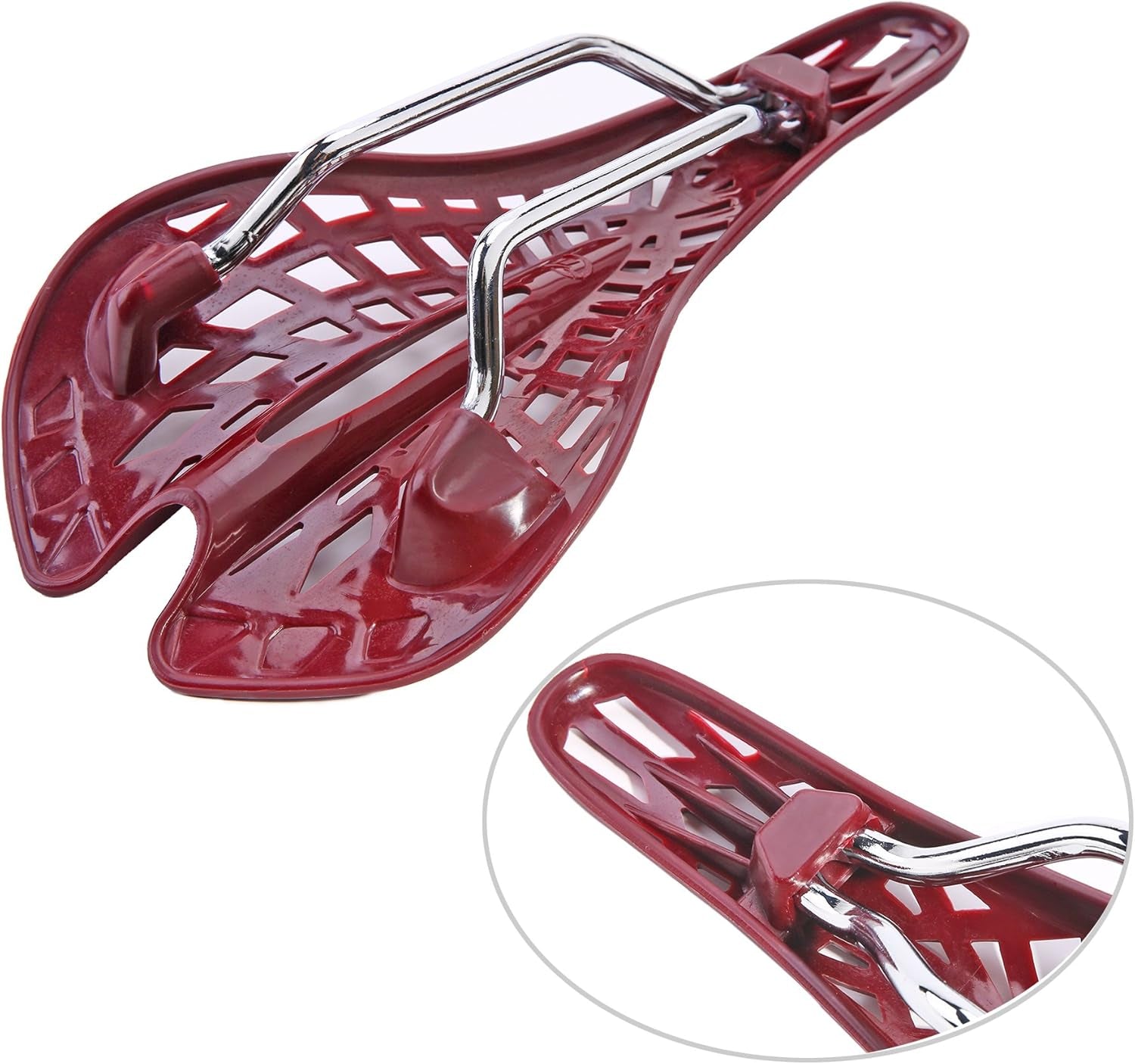 Bike Saddle Comfy Ultralight Mountain Bike Road Bicycle Hollow Out Spider Seat Cushion Bicycle Accessories