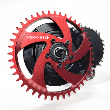 2023 Hot Sale New Design 42T/44T Aluminium Alloy Chainring for Banfang Bbshd Mid Drive Motor Kit