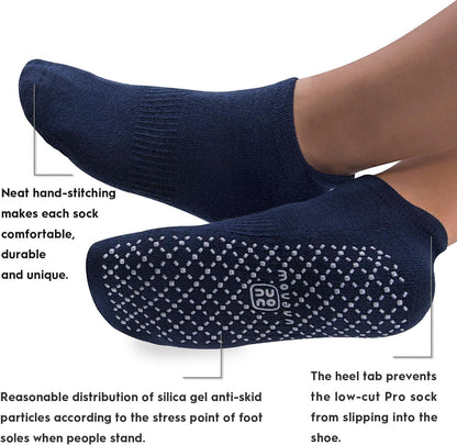 Unisex Non Slip Grip Socks with Cushion for Yoga Pilates Barre Home & Hospital