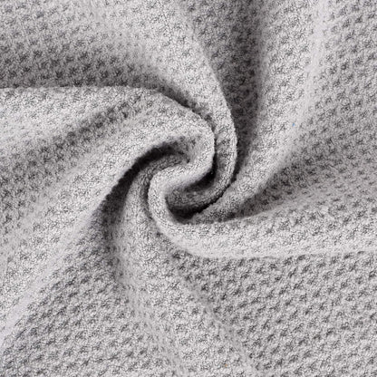 Microfiber Golf Towel, 16" X 24", Waffle Pattern Design with Carabiner Clip, Super Absorbent, Tri-Fold Large Golf Ball Towels, Golf Bag Accessories for Men and Women, Golf Gift（Gray）