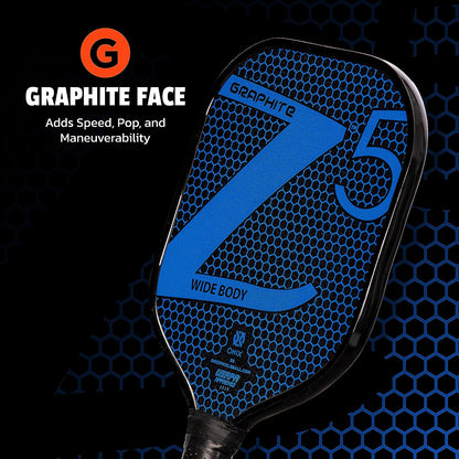 Graphite MOD Z5 Graphite Carbon Fiber Pickleball Paddles with Cushion Comfort Pickleball Paddle Grip