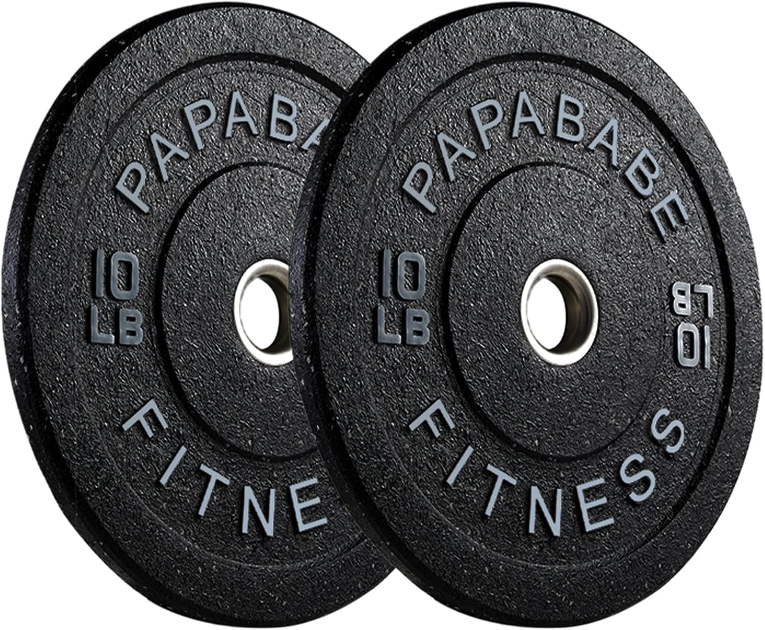 Weight Plates, 2-Inch Weights Plates Set, Floor Protective Rubber Weight Plates, 10-600Lbs Bumper Plates for Barbell Strength Training & Weightlifting (Single/Pair/Full Set)